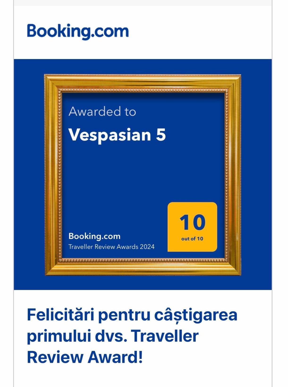 Vespasian 5 Bukarest Eksteriør billede